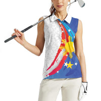 Philippines Flag Day Women Sleeveless Polo Shirt Filipino Pride Shines Bright On Flag Day LT9 - Polynesian Pride