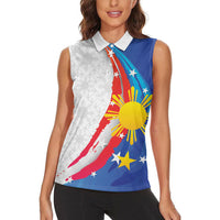 Philippines Flag Day Women Sleeveless Polo Shirt Filipino Pride Shines Bright On Flag Day LT9 - Polynesian Pride