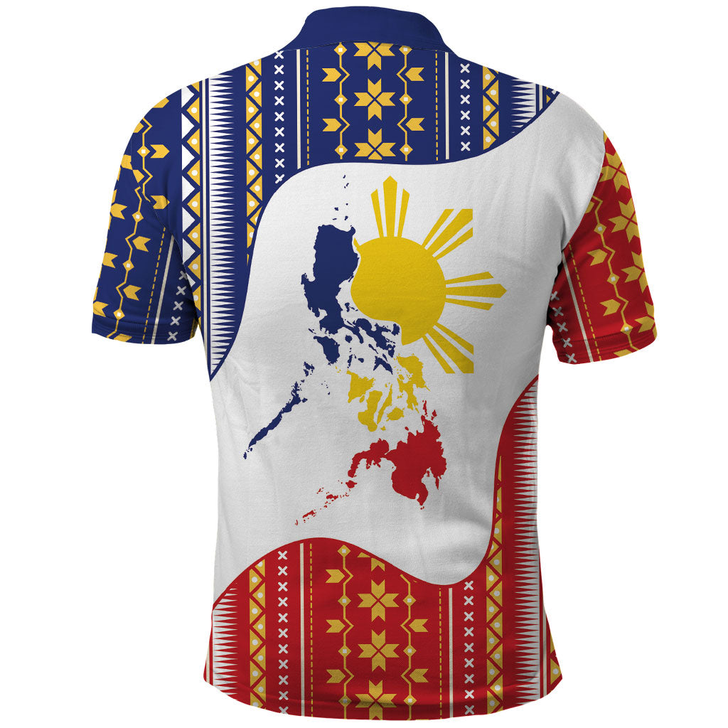 Philippines Flag Day Polo Shirt Filipino Traditional Igorot Tribal Pattern