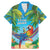 5 Oclock Somewhere Family Matching Mermaid Dress and Hawaiian Shirt Hawaii Parrots Cocktail Summer Beach Vibe - Polynesian Pride