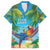 5 Oclock Somewhere Family Matching Tank Maxi Dress and Hawaiian Shirt Hawaii Parrots Cocktail Summer Beach Vibe - Polynesian Pride