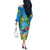 5 Oclock Somewhere Off The Shoulder Long Sleeve Dress Hawaii Parrots Cocktail Summer Beach Vibe - Polynesian Pride