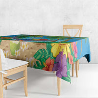 5 Oclock Somewhere Tablecloth Hawaii Parrots Cocktail Summer Beach Vibe - Polynesian Pride