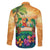 5 Oclock Somewhere Personalized Family Matching Long Sleeve Bodycon Dress and Hawaiian Shirt Hawaii Parrots Plumeria Summer Vibe - Polynesian Pride