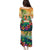 5 Oclock Somewhere Personalized Puletasi Hawaii Parrots Plumeria Summer Vibe - Polynesian Pride