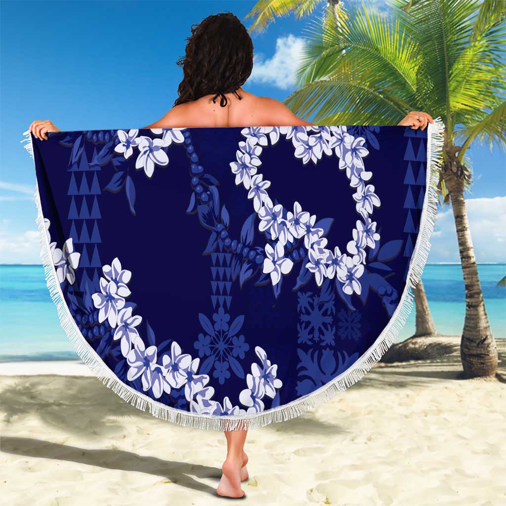 Mokihana Maile and Ilima Leis Beach Blanket Uliuli Hawaiian Tapa Quilt Pattern - Polynesian Pride