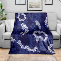 Mokihana Maile and Ilima Leis Blanket Uliuli Hawaiian Tapa Quilt Pattern - Polynesian Pride