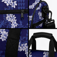 Mokihana Maile and Ilima Leis Duffle Bag Uliuli Hawaiian Tapa Quilt Pattern LT9 - Polynesian Pride