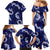 Mokihana Maile and Ilima Leis Family Matching Mermaid Dress and Hawaiian Shirt Uliuli Hawaiian Tapa Quilt Pattern - Polynesian Pride