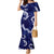 Mokihana Maile and Ilima Leis Family Matching Mermaid Dress and Hawaiian Shirt Uliuli Hawaiian Tapa Quilt Pattern - Polynesian Pride