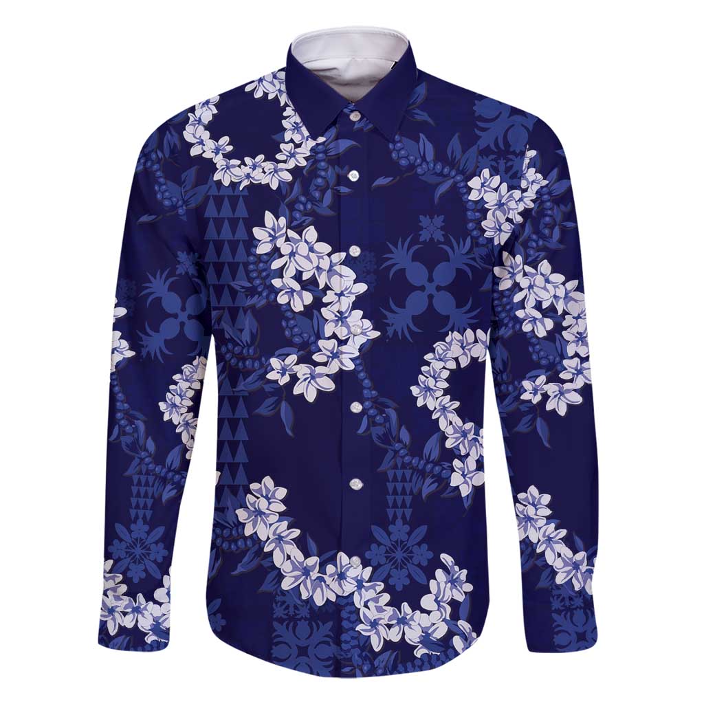 Mokihana Maile and Ilima Leis Family Matching Tank Maxi Dress and Hawaiian Shirt Uliuli Hawaiian Tapa Quilt Pattern - Polynesian Pride