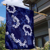 Mokihana Maile and Ilima Leis Garden Flag Uliuli Hawaiian Tapa Quilt Pattern - Polynesian Pride