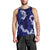 Mokihana Maile and Ilima Leis Men Tank Top Uliuli Hawaiian Tapa Quilt Pattern - Polynesian Pride