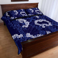 Mokihana Maile and Ilima Leis Quilt Bed Set Uliuli Hawaiian Tapa Quilt Pattern - Polynesian Pride