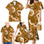 Mokihana Maile and Ilima Leis Family Matching Mermaid Dress and Hawaiian Shirt Alani Hawaiian Tapa Quilt Pattern - Polynesian Pride