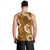 Mokihana Maile and Ilima Leis Men Tank Top Alani Hawaiian Tapa Quilt Pattern - Polynesian Pride