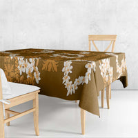 Mokihana Maile and Ilima Leis Tablecloth Alani Hawaiian Tapa Quilt Pattern - Polynesian Pride