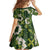 Mokihana Maile and Ilima Leis Family Matching Mermaid Dress and Hawaiian Shirt Omaʻomaʻo Hawaiian Tapa Quilt Pattern - Polynesian Pride