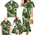Mokihana Maile and Ilima Leis Family Matching Mermaid Dress and Hawaiian Shirt Omaʻomaʻo Hawaiian Tapa Quilt Pattern - Polynesian Pride