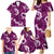 Mokihana Maile and Ilima Leis Family Matching Mermaid Dress and Hawaiian Shirt Akala Hawaiian Tapa Quilt Pattern - Polynesian Pride
