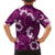 Mokihana Maile and Ilima Leis Family Matching Summer Maxi Dress and Hawaiian Shirt Akala Hawaiian Tapa Quilt Pattern - Polynesian Pride