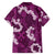 Mokihana Maile and Ilima Leis Family Matching Summer Maxi Dress and Hawaiian Shirt Akala Hawaiian Tapa Quilt Pattern - Polynesian Pride