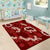 Mokihana Maile and Ilima Leis Area Rug Ulaʻula Hawaiian Tapa Quilt Pattern - Polynesian Pride