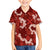 Mokihana Maile and Ilima Leis Family Matching Long Sleeve Bodycon Dress and Hawaiian Shirt Ulaʻula Hawaiian Tapa Quilt Pattern - Polynesian Pride