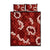 Mokihana Maile and Ilima Leis Quilt Bed Set Ulaʻula Hawaiian Tapa Quilt Pattern - Polynesian Pride