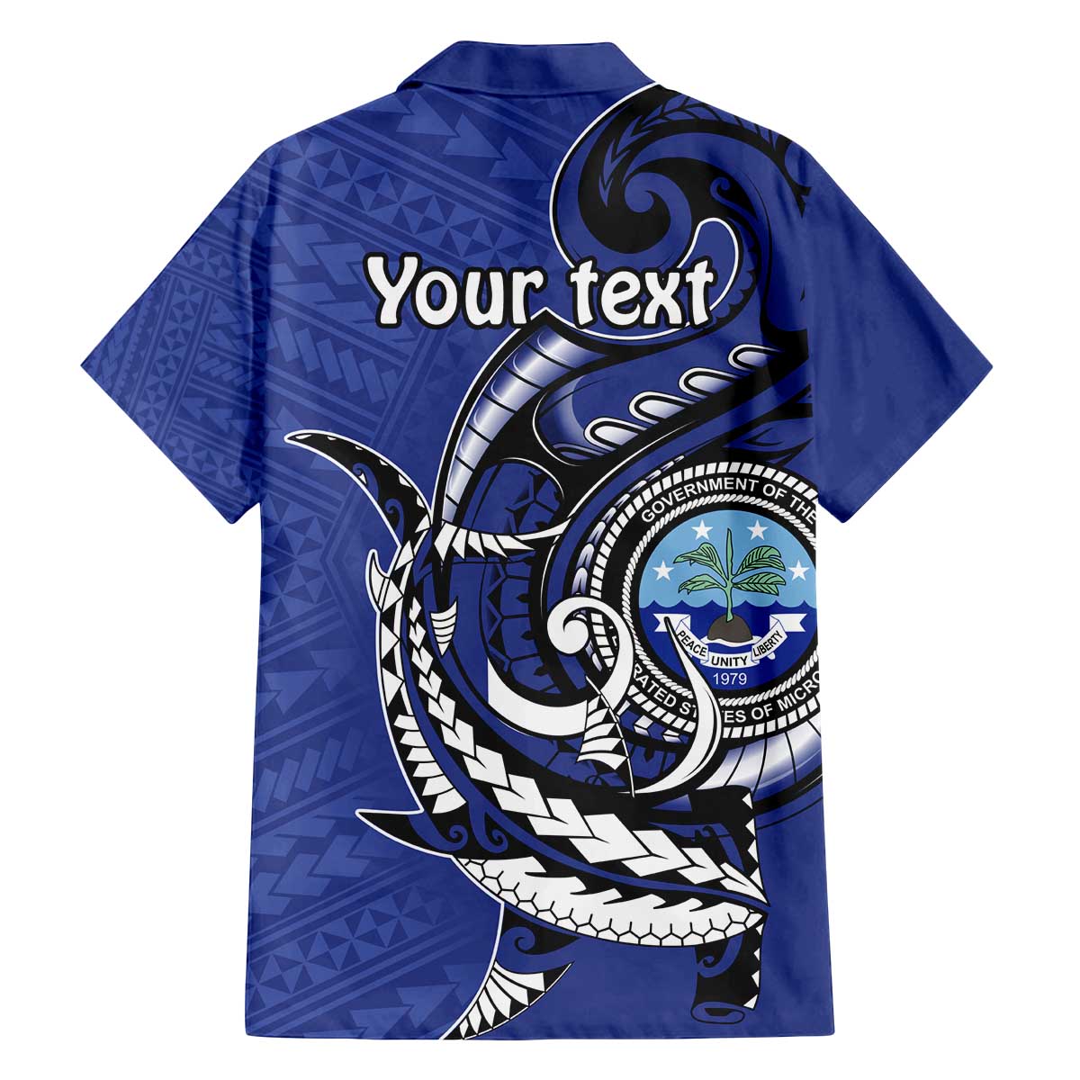 Personalized FSM 1986 Independence Day Family Matching Puletasi and Hawaiian Shirt Polynesian Shark Tattoo Style LT9 - Polynesian Pride