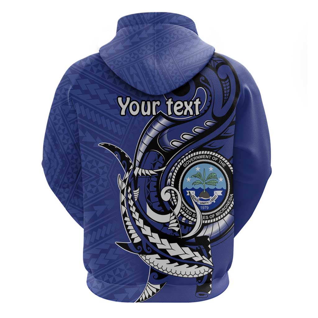 Personalized FSM 1986 Independence Day Zip Hoodie Polynesian Shark Tattoo Style LT9 - Polynesian Pride