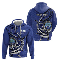 Personalized FSM 1986 Independence Day Zip Hoodie Polynesian Shark Tattoo Style LT9 - Polynesian Pride