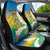 Personalised Tuvalu 1978 Independence Day Car Seat Cover Polynesian Plumeria Style