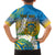 Personalised Tuvalu 1978 Independence Day Family Matching Puletasi and Hawaiian Shirt Polynesian Plumeria Style