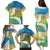 Personalised Tuvalu 1978 Independence Day Family Matching Puletasi and Hawaiian Shirt Polynesian Plumeria Style