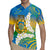 Personalised Tuvalu 1978 Independence Day Rugby Jersey Polynesian Plumeria Style