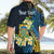 Personalised Tuvalu Beautiful Plumeria Flower Hawaiian Shirt