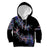 New Zealand Kid Hoodie Aotearoa Silver Fern Mixed Papua Shell Purple Vibe LT9 Hoodie Purple - Polynesian Pride