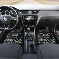 New Zealand Rugby Car Mats NZ Black Fern Champions History With Papua Shell LT9 - Polynesian Pride
