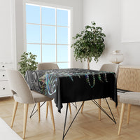 New Zealand Rugby Tablecloth NZ Black Fern Champions History With Papua Shell LT9 - Polynesian Pride