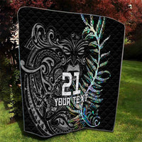 Custom New Zealand Rugby Quilt NZ Black Fern Champions History With Papua Shell LT9 - Polynesian Pride