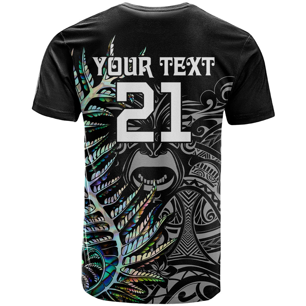 Custom New Zealand Rugby T Shirt NZ Black Fern Champions History With Papua Shell LT9 - Polynesian Pride