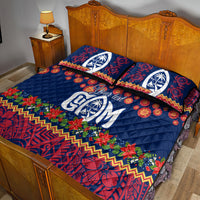 Personalised Guam Christmas Quilt Bed Set Felis Pusgua Santa Beach Polynesian Pattern LT9 - Polynesian Pride