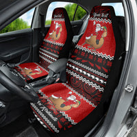 Personalised New Zealand Christmas Car Seat Cover Kiwi Santa Claus Maori Meri Kirihimete LT9 - Polynesian Pride