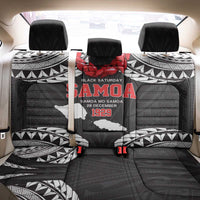 Samoa Black Saturday Back Car Seat Cover Samoa mo Samoa with Black Ula Fala