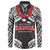 Samoa Black Saturday Button Sweatshirt Samoa mo Samoa with Black Ula Fala