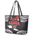 Samoa Black Saturday Leather Tote Bag Samoa mo Samoa with Black Ula Fala