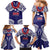 Samoa Black Saturday Family Matching Mermaid Dress and Hawaiian Shirt Samoa mo Samoa with Blue Ula Fala