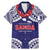 Samoa Black Saturday Family Matching Mermaid Dress and Hawaiian Shirt Samoa mo Samoa with Blue Ula Fala