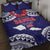 Samoa Black Saturday Quilt Bed Set Samoa mo Samoa with Blue Ula Fala